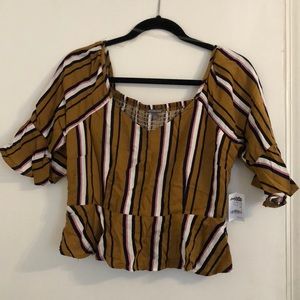 Charlotte Russe Stripped Blouse